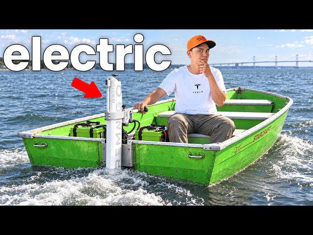 I tested a WEIRD electric outboard