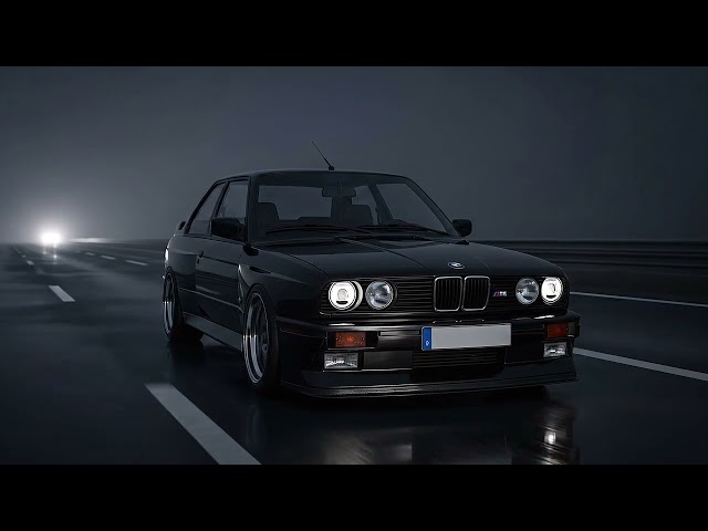 BMW M3 E30 Night Drive Ambient 4K 🌙 | Live Wallpaper | Relaxing 4Hours