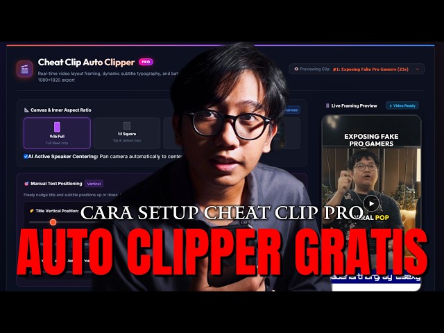 Belajar Jadi Clipper Episode 11 - Cheat Clip Auto Clipper