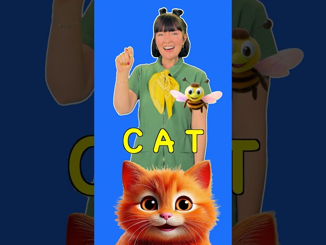 How to Spell CAT 🐱 | First Words for Toddlers