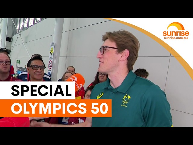Mack Horton champions Special Olympics Australia's 50th anniversary | Sunrise