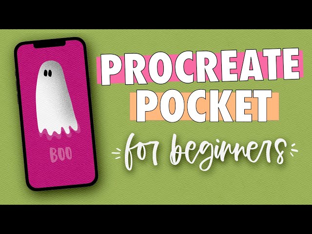 Procreate Pocket for Beginners | Cute iPhone Wallpaper Tutorial 💕