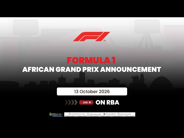 🔴LIVE: Formula 1 African Grand Prix Announcement | 13 October 2026