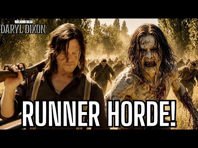 RUNNER HORDE! Daryl Dixon Season 4 New Scene Breakdown! 