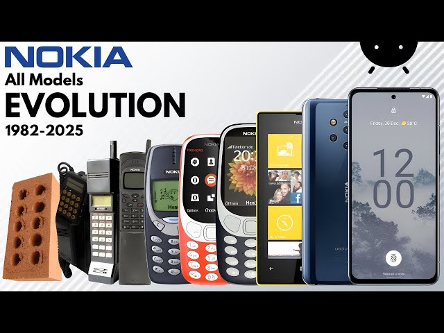 Evolution Nokia All Models From 1982 to 2025 | History of Nokia