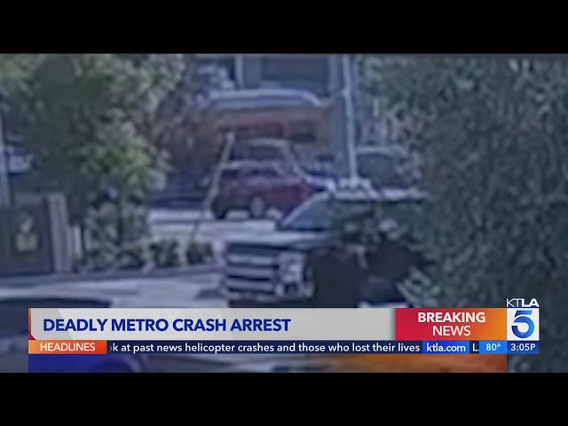 Video shows SUV driver slam into L.A. transit bus, killing 2 people
