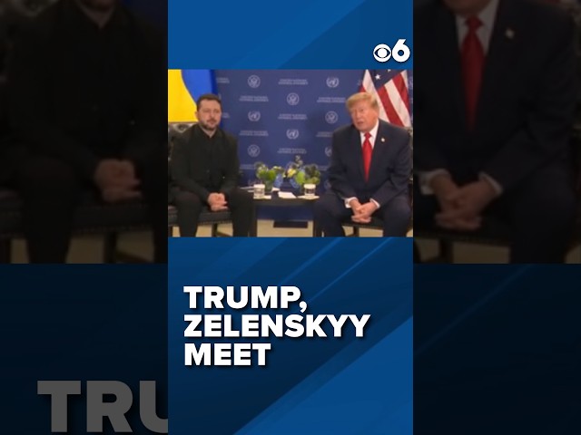 Trump, Zelenskyy discuss Ukraine peace prospects at U.N.
