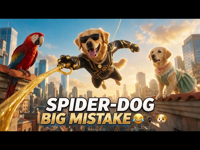 Joey Thinks He’s a Superhero… (Wait For The End) 🕷️🐶
