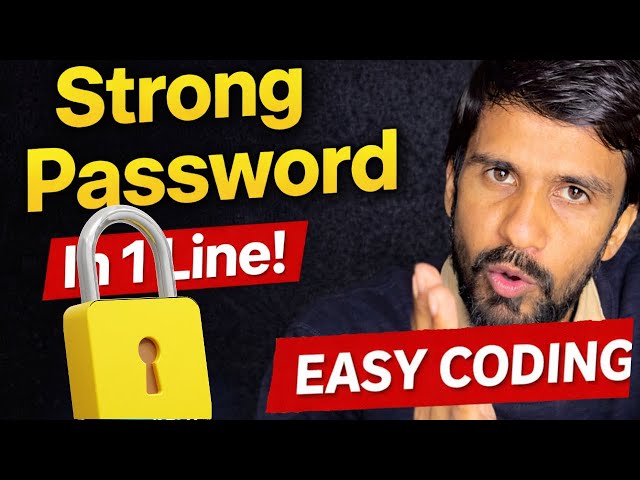 How to Generate Strong Password in Python (1 Line Code) 🔐 | Beginner Tutorial @HaiderWithCode