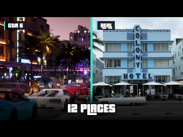 GTA 6 Map vs Real Life: 12 Vice City Places You Can Visit in Miami