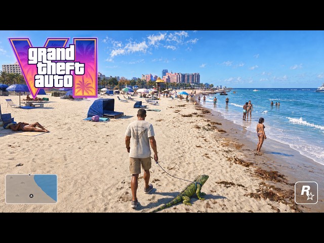 GTA 6 Gameplay: Free Roam with Jason & Lucia – 8 Minutes of Gameplay (Concept)