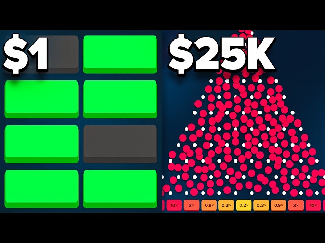 $1 vs $25,000 Casino Experience..