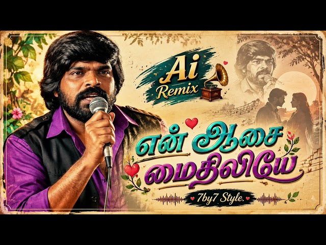 En Aasai Mythiliye | Ai Version 7by7 Music Style 