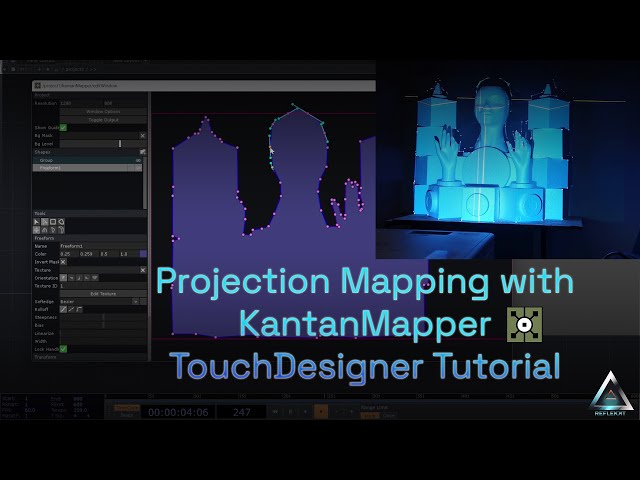 Projection Mapping with KantanMapper - TouchDesigner Tutorial