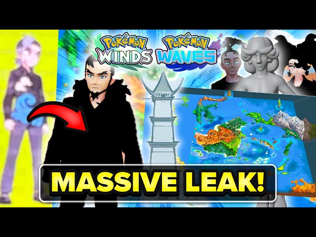 MEGA LEAK UPDATE for Pokemon Winds and Waves! MAP LEAK, New Gym Leaders + more!