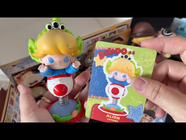 ASMR Sound| 11 minutes Satisfying with Unboxing Pixar xDimoo 12 designs| no talking