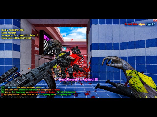 CS 1.6 ZOMBIE ESCAPE on ZGAMING - IP gameplay 2026