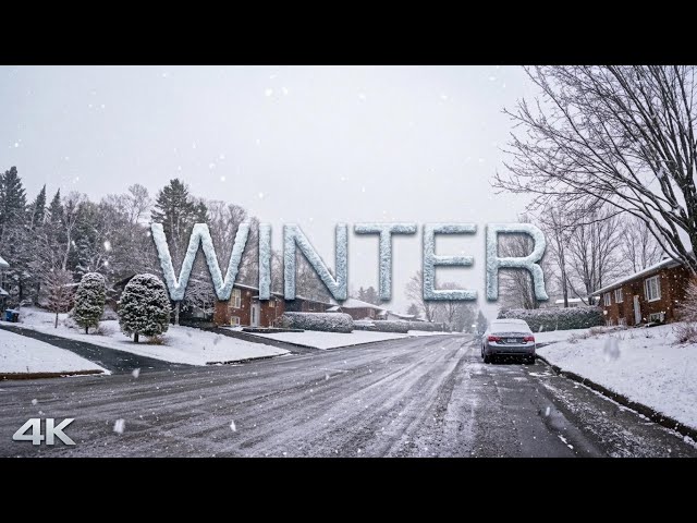 The first snow… ❄️ 🇨🇦  ll Así empieza la primera nevada en Canadá… ❄️🇨🇦 