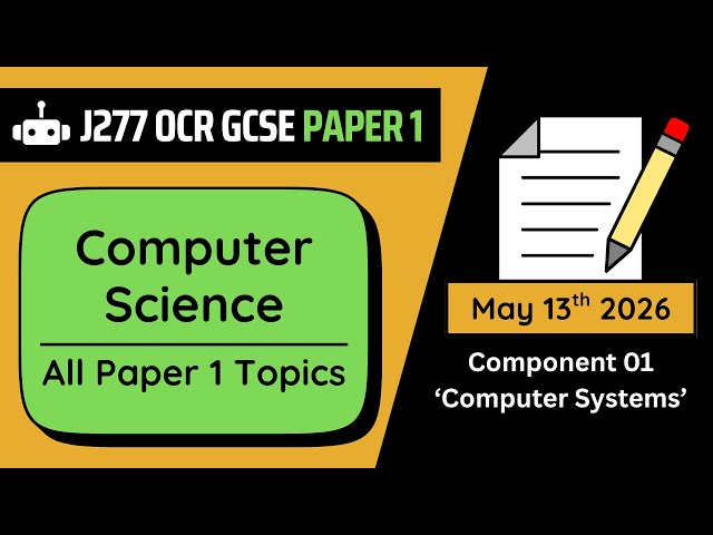May 2026 - OCR GCSE Computer Science (Full Paper 1)