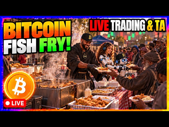 Trading Bitcoin Live! Free Fish for All.