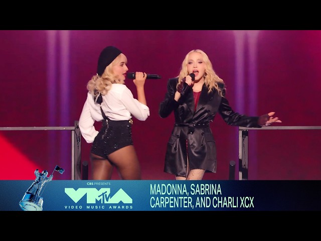 Madonna “Bring Your Love” ft. Sabrina Carpenter & “Danceteria” ft. Charli xcx | 2026 VMAs