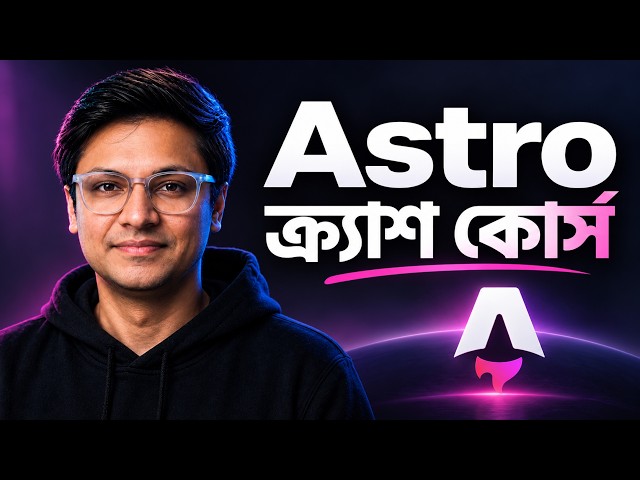 Astro Crash Course | Build & Deploy a Fast Portfolio & Blog Website
