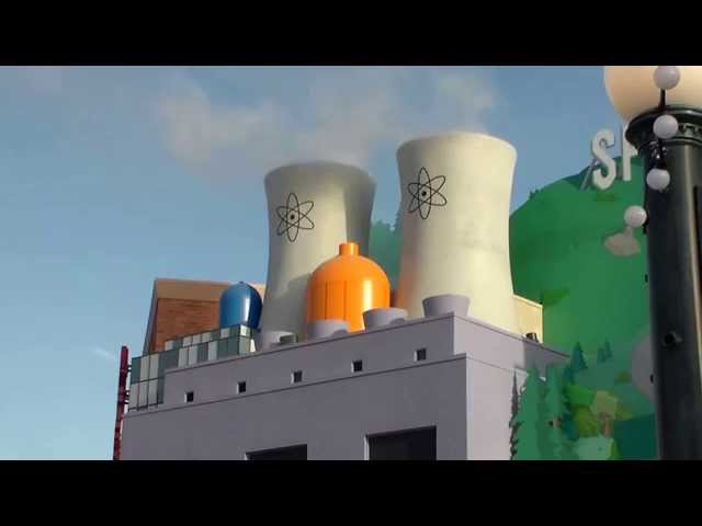Springfield Nuclear Power Plant Effect - Universal Studios Hollywood
