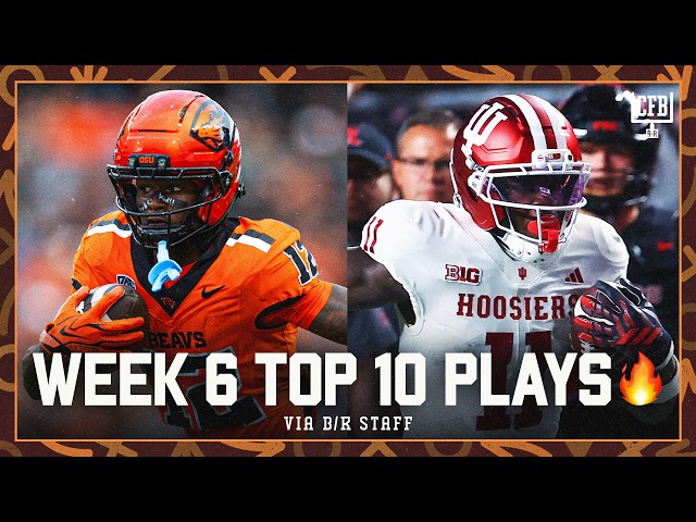 Top 10 Plays: Week 6 🍿 | College Football Highlights