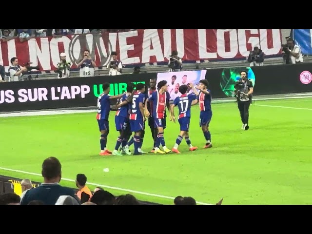 Pitch Level View Of Marquinhos' Goal vs Marseille!