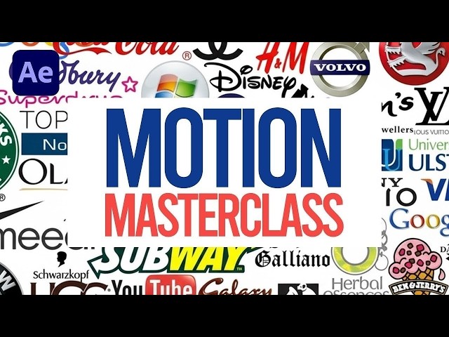 Motion Graphics Masterclass (10 Hours) – Complete After Effects Training for Beginners to Pros