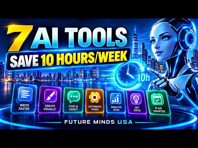 7 AI Tools That Can Save You 10 Hours Every Week