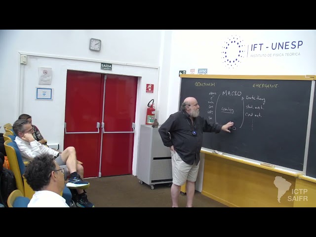 William Bialek: Scaling, criticality, and the statistical physics of biological networks - Class 1