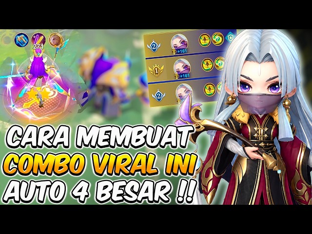 CARA MEMBUAT COMBO VIRAL INI 🤫 - LUOYI ODETTE STARBELLE Astro - Magic Chess Go Go