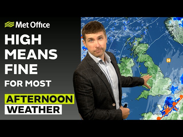 28/09/2026 - Fine afternoon for most - Afternoon Weather Forecast UK - Met Office Weather