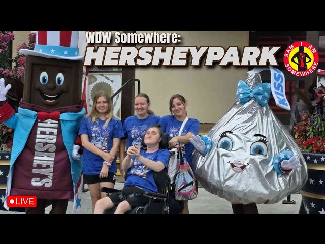 🔴 Live Stream: Hersheypark walking around tour and merch– 3:00PM