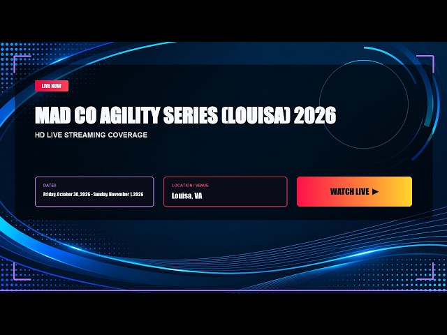 𝕃𝕚𝕧𝕖'𝕊𝕋ℝ𝔼𝔸𝕄!! MAD CO Agility Series (Louisa) 2026 ~ LIVEᴴᴰ
