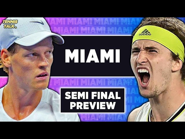 Sinner vs Zverev | ATP Miami 2026 SF | Tennis Talk Preview