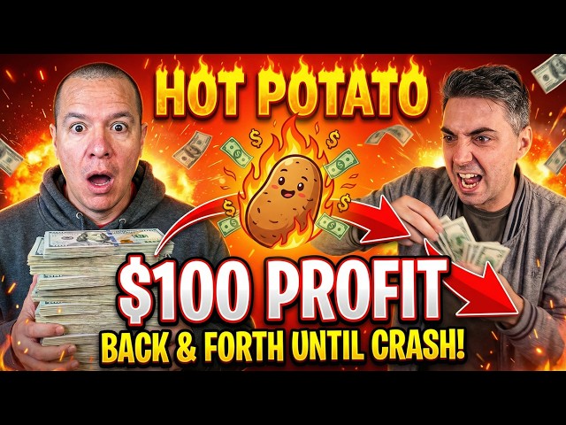 Roulette Hot Potato Hustle: $100 Profit Ping-Pong Until We Double or Someone Gets Burned! #2