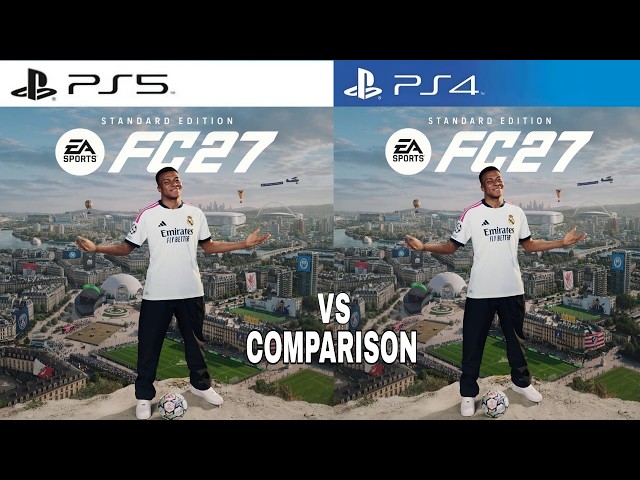 EA FC 27 PS5 против PS4