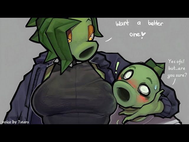 Peashooter's new GF is better?💅🔥 | Plant vs Zombies comic dub