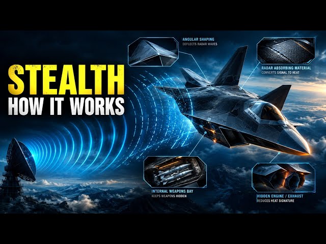 How Stealth Technology Works | The Engineering Behind Invisible-Looking Fighter Jets