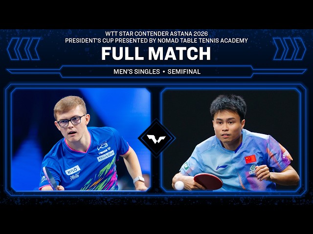 FULL MATCH | Alexis Lebrun vs Zhou Qihao | MS SF | #WTTAstana 2026