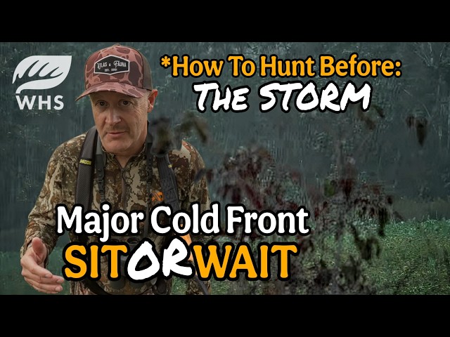 It's Coming! How To Hunt Before A Cold Front 
