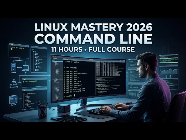 Linux Mastery 2026 | Master the Command Line in 11 Hours | Full Course