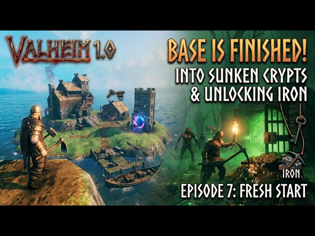 Valheim 1.0: Conquering the Swamp from Our NEW Island Keep!