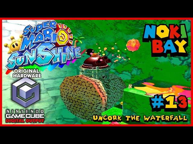SUPER MARIO SUNSHINE [GameCube Original] Walkthrough Part 13 - NOKI BAY - No Commentary