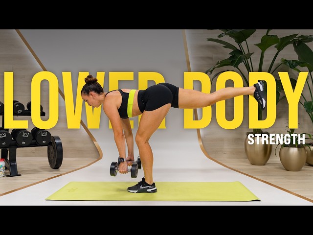 Build Strong Legs at Home: Single Leg Strength Workout!