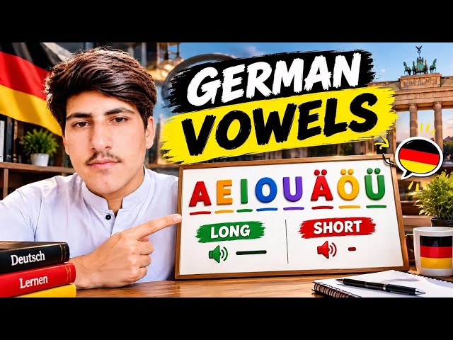 German Vowels Explained (Long Sound vs Short Sound)