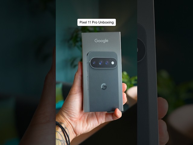 Unboxing the brand new Pixel 11 Pro 📦 #MadeByGoogle