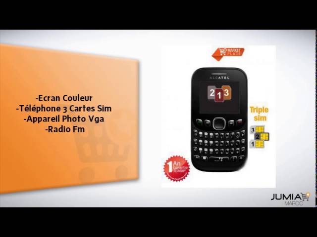 Alcatel - 3000H – Triple Sim - Jumia Maroc